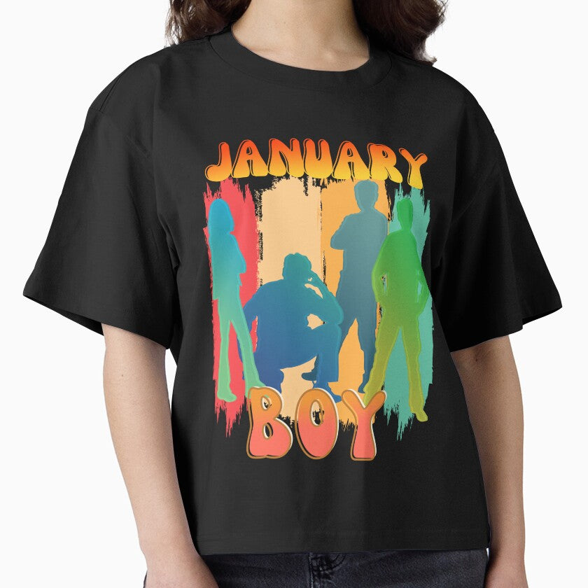 Retro January Boy Vintage Design by my-green-gecko T-Shirts, Hoodie, Sweatshirt | BlankRebels.com (Image 1)