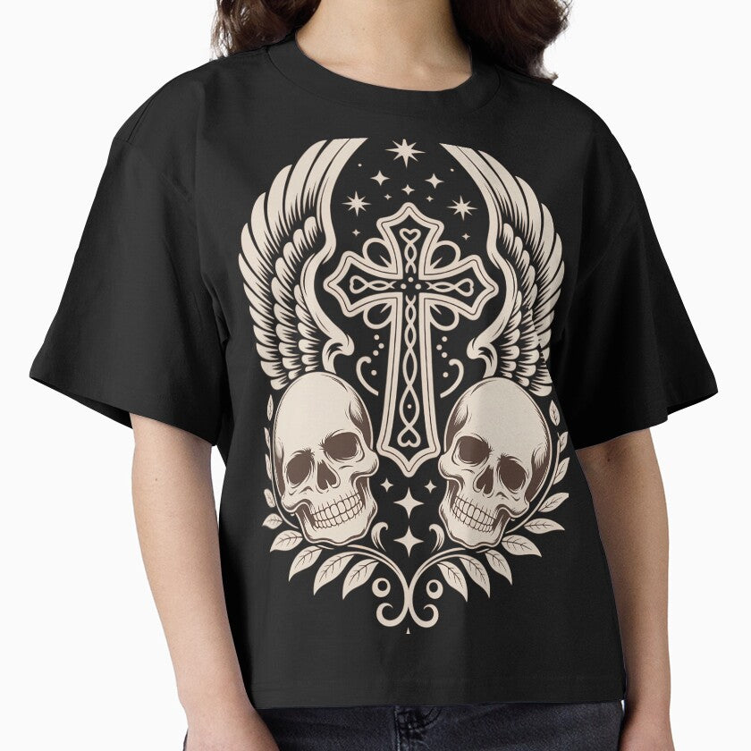 Y2K Grunge Aesthetic Alt Goth Skull Cross Gothic by FlankinMew