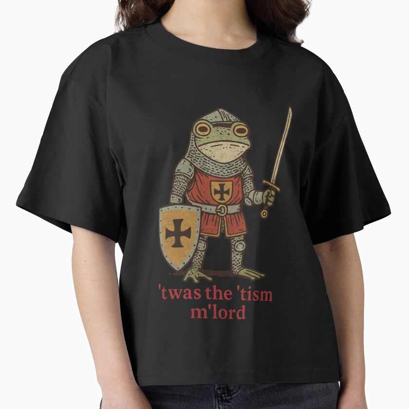 ’Twas the ’Tism, M’Lord | Medieval Frog Knight Meme by TynesDesign T-Shirts, Hoodie, Sweatshirt | BlankRebels.com (Image 1)
