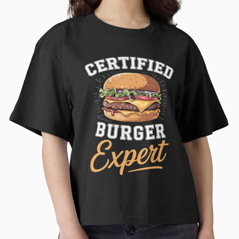 Certified Burger Expert Burger Lover Gift by KonopikaaArt T-Shirts, Hoodie, Sweatshirt | BlankRebels.com (Image 1)