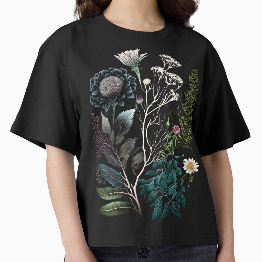 Witcy Dark Academia Botanical Art by Enyr T-Shirts, Hoodie, Sweatshirt | BlankRebels.com (Image 1)