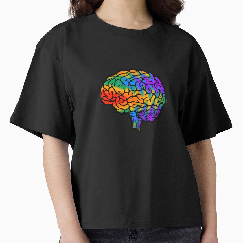 Rainbow Brain in Tie Dye by Teddy-FauxBear T-Shirts, Hoodie, Sweatshirt | BlankRebels.com (Image 1)