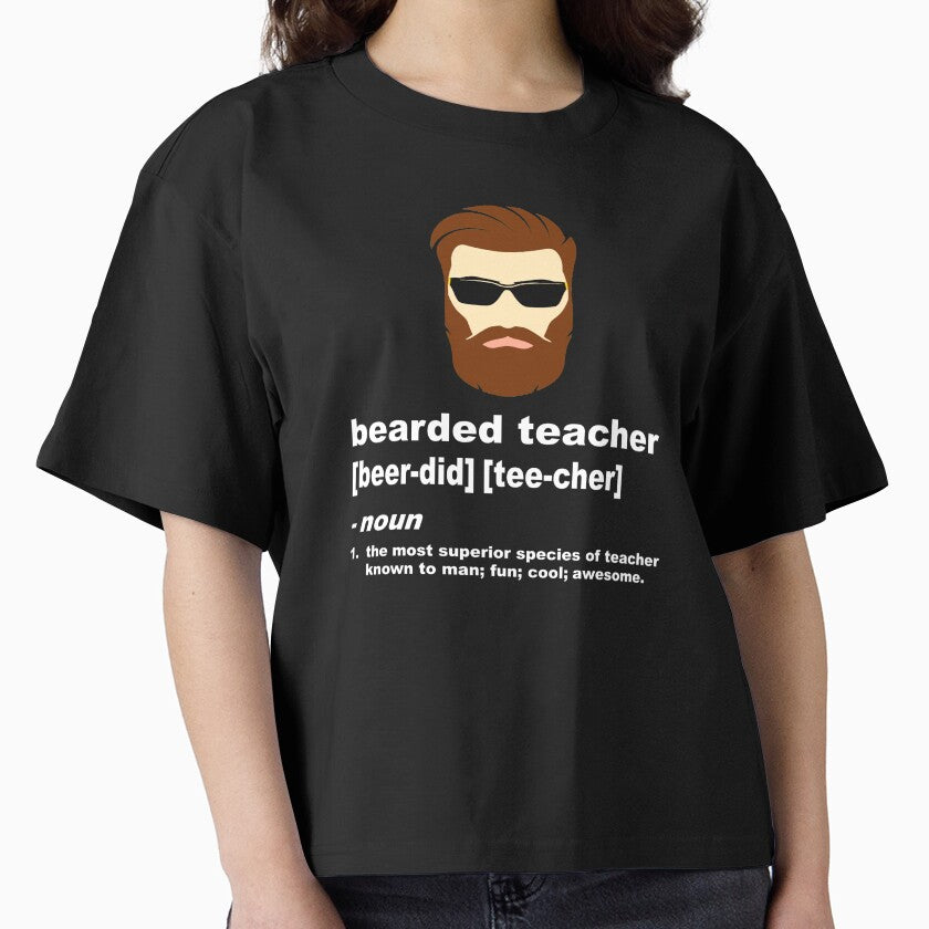 Funny Beard Teacher Shirt; Teacher Appreciation Gift for Men by chuckletees Hoodie, Sweatshirt | BlankRebels.com (Image 1)