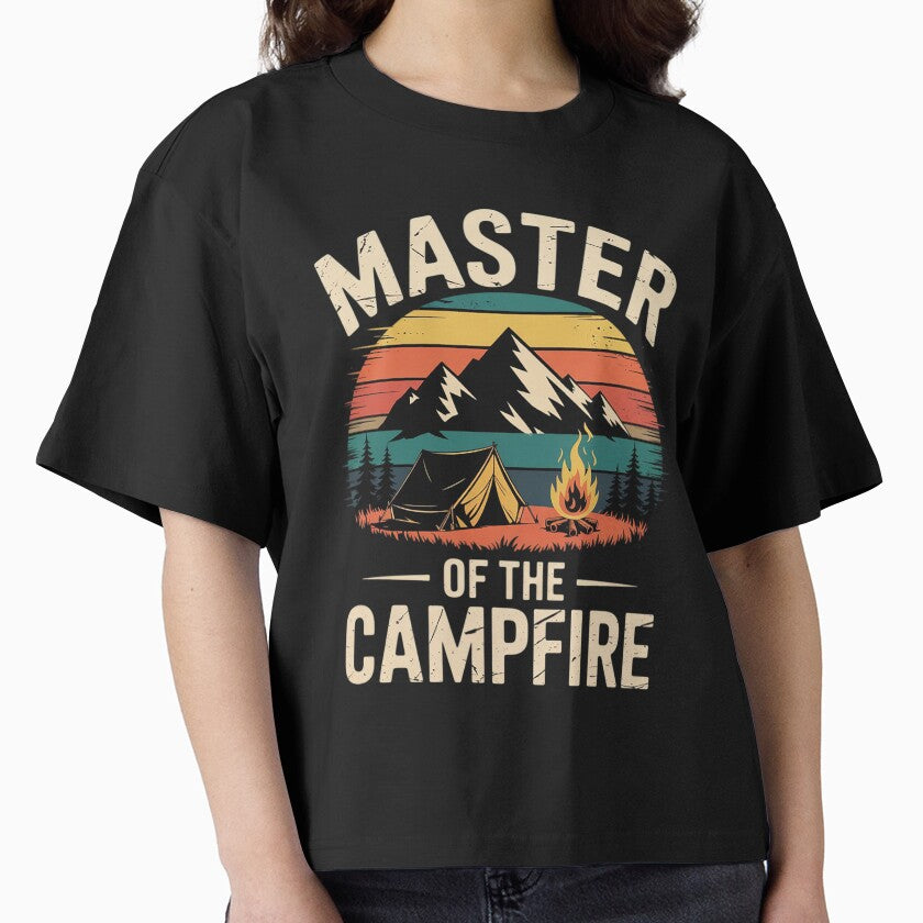 Cool Master Campfire Funny Camping For Kids Men Women by VerseFarm T-Shirts, Hoodie, Sweatshirt | BlankRebels.com (Image 1)