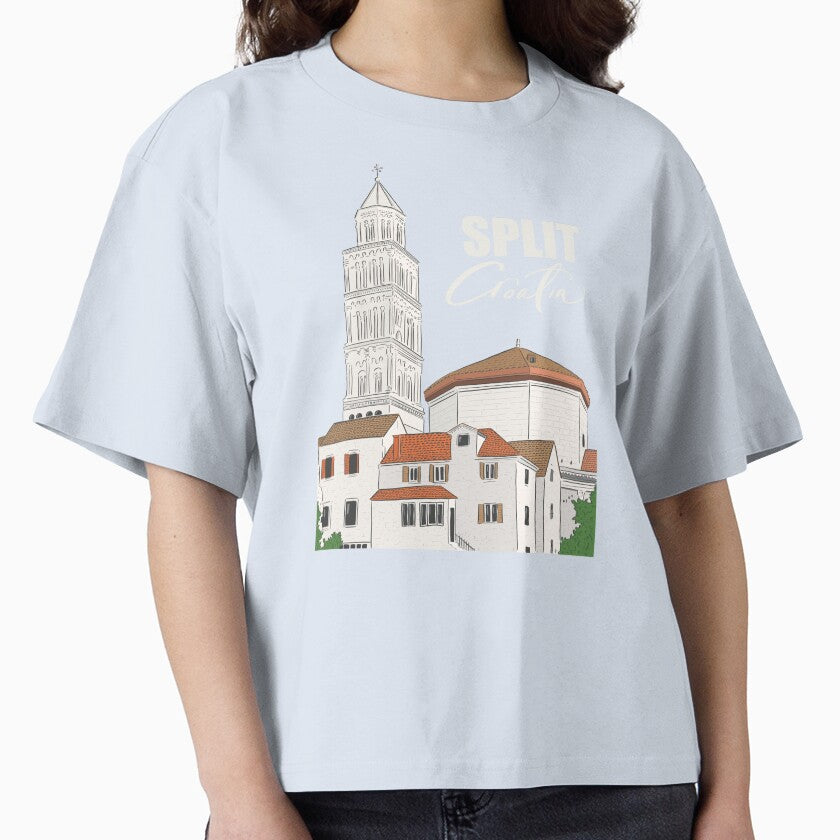 Split, Croatia Travel Poster Print Sticker by alwaysbookish
