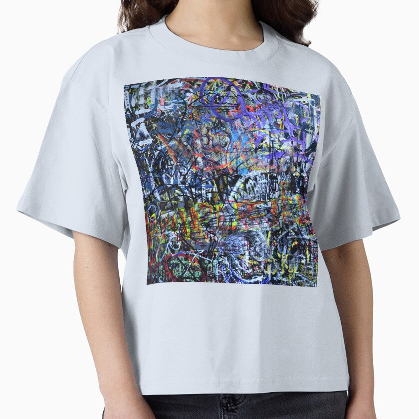 Urban Industrial Graffiti-Inspired Abstract Aesthetic Art by DEC02