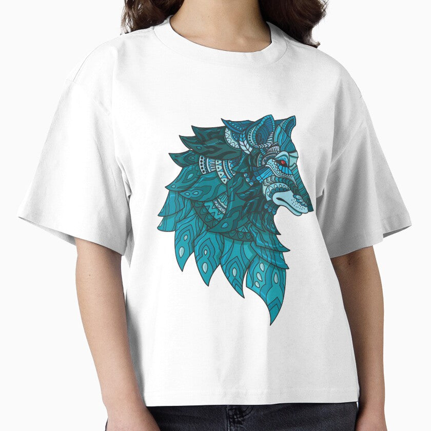 Hand Drawn Doodle Zentangle Wolf by SuperSeries T-Shirts, Hoodie, Sweatshirt | BlankRebels.com (Image 1)