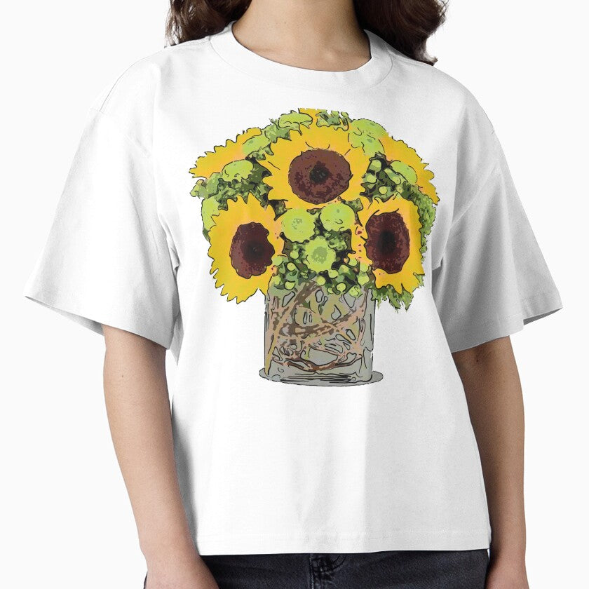 Painted Bouqet of Sunflowers by Pavnud T-Shirts, Hoodie, Sweatshirt | BlankRebels.com (Image 1)