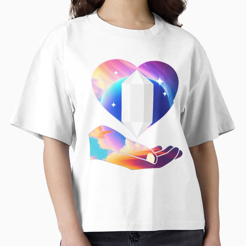 Opalite in Heart | Crystal Love Energy Design by ArtsyExplorer T-Shirts, Hoodie, Sweatshirt | BlankRebels.com (Image 1)