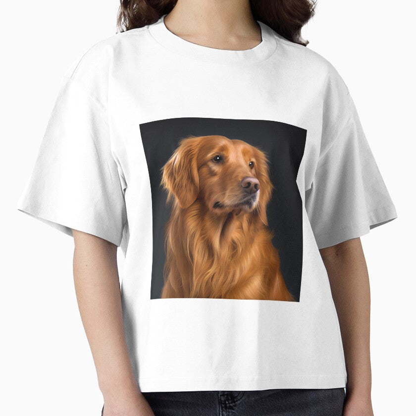 Stunning portrait of golden retriever dog by pnywest T-Shirts, Hoodie, Sweatshirt | BlankRebels.com (Image 1)