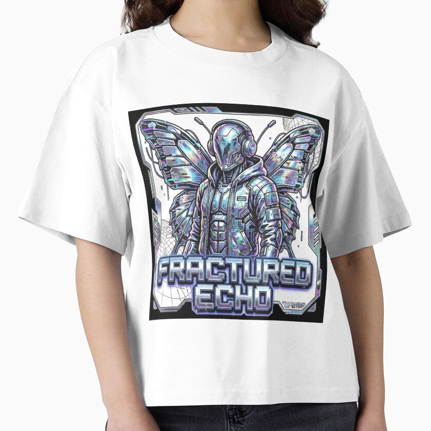 2000s Digital Grunge "Fractured Echo" Cyber Soldier Design by benjyjump T-Shirts, Hoodie, Sweatshirt (Image 1)