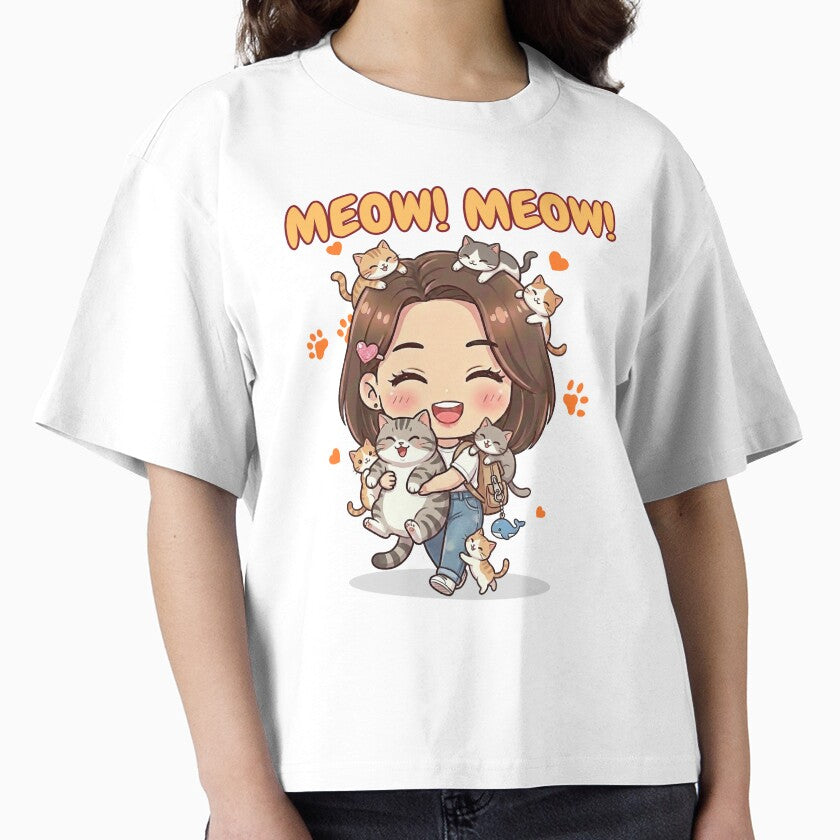 Meow Meow Cozy Day – Cute Cat Lover Girl | Kawaii Self Care Aesthetic by Beeform T-Shirts, Hoodie, Sweatshirt (Image 1)