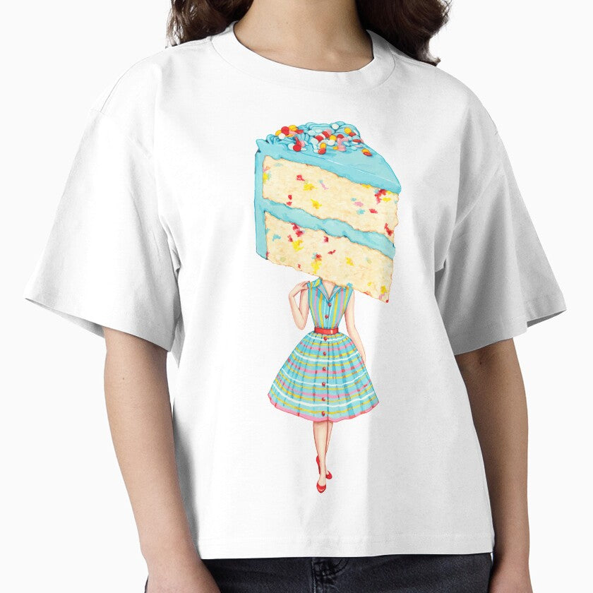 Cake Head Pin-Up : Birthday Funfetti by Kelly  Gilleran T-Shirts, Hoodie, Sweatshirt | BlankRebels.com (Image 1)