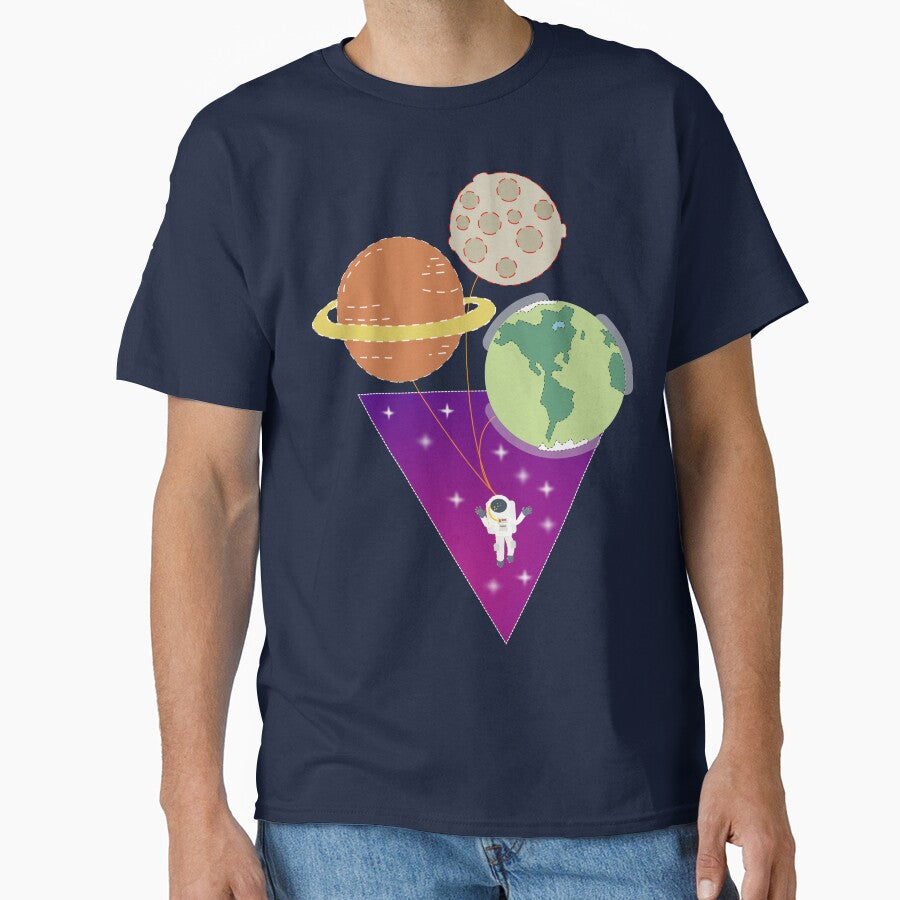 Balloon Spaceman by jaml-12 T-Shirts, Hoodie, Sweatshirt | BlankRebels.com (Image 1)