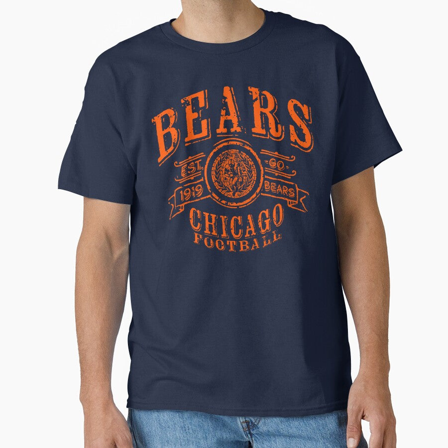 Bears Vintage Football by BrewU T-Shirts, Hoodie, Sweatshirt | BlankRebels.com (Image 1)