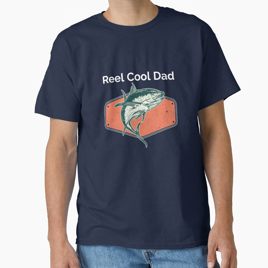 Reel Cool Dad by LieveseyDievesey T-Shirts, Hoodie, Sweatshirt | BlankRebels.com (Image 1)