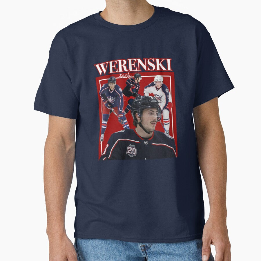 zach werenski retro design by aksav