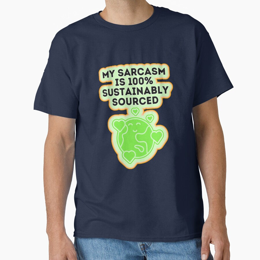 Awesome Sarcasm 70s Style Sarcastic Person by Renata Illustrata T-Shirts, Hoodie, Sweatshirt | BlankRebels.com (Image 1)