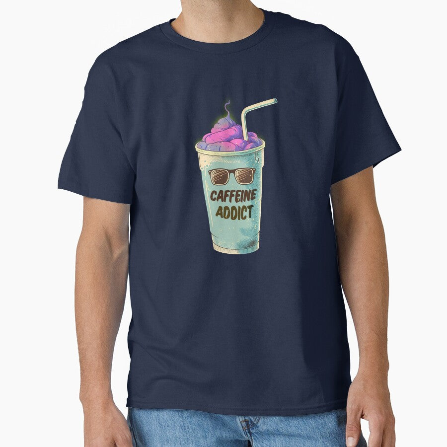 Caffeine Addict by Daniel Mac T-Shirts, Hoodie, Sweatshirt | BlankRebels.com (Image 1)