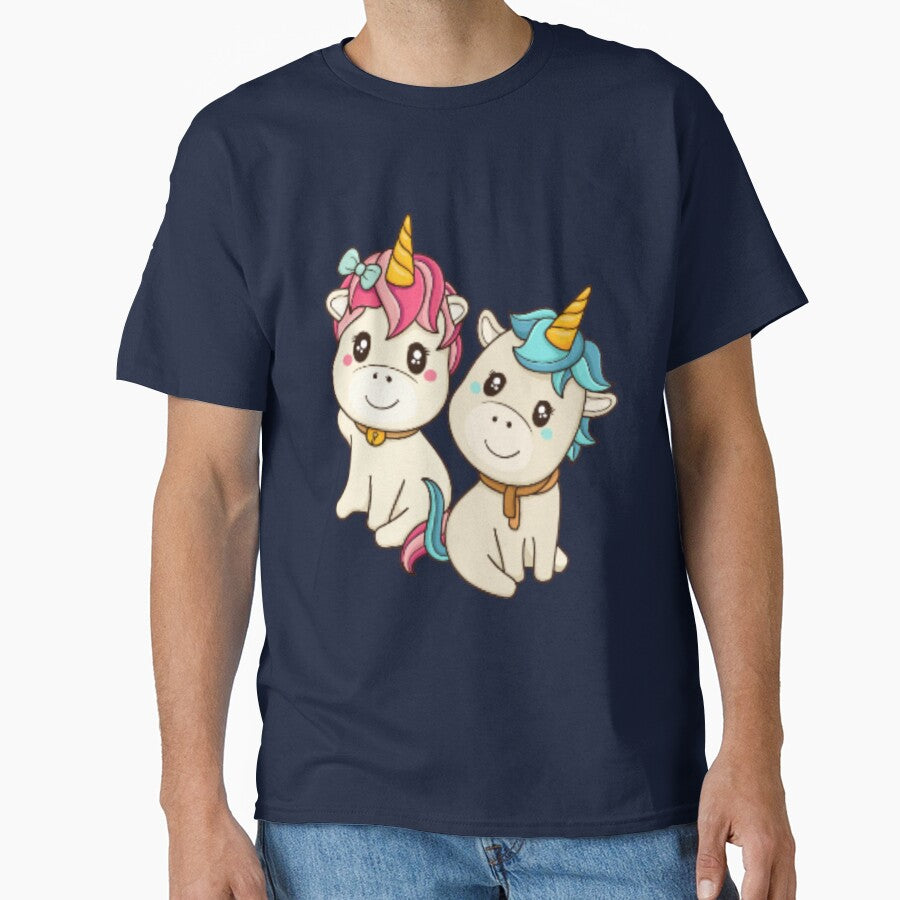 Twins Unicorn by Moni3572 T-Shirts, Hoodie, Sweatshirt | BlankRebels.com (Image 1)