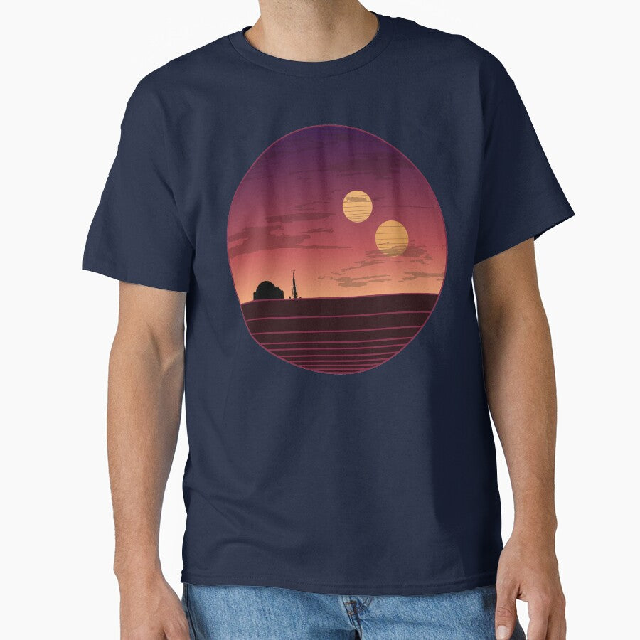 The Binary Sunset by David Dent T-Shirts, Hoodie, Sweatshirt | BlankRebels.com (Image 1)
