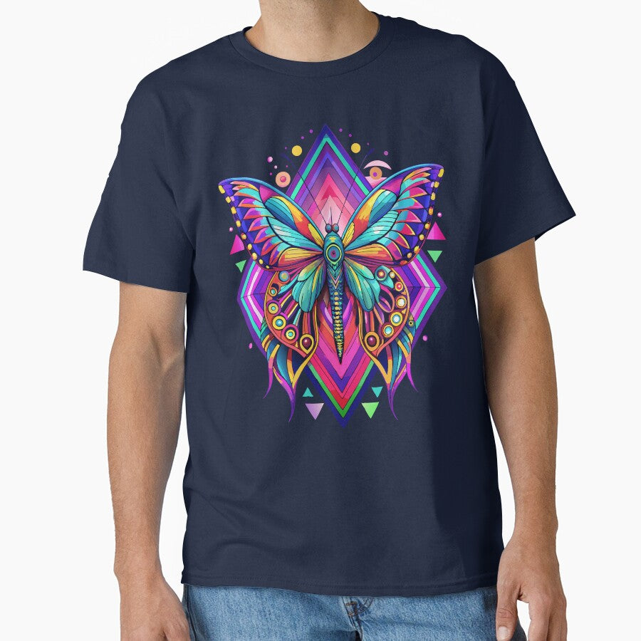 Neon Butterfly Bliss by SebTees T-Shirts, Hoodie, Sweatshirt | BlankRebels.com (Image 1)