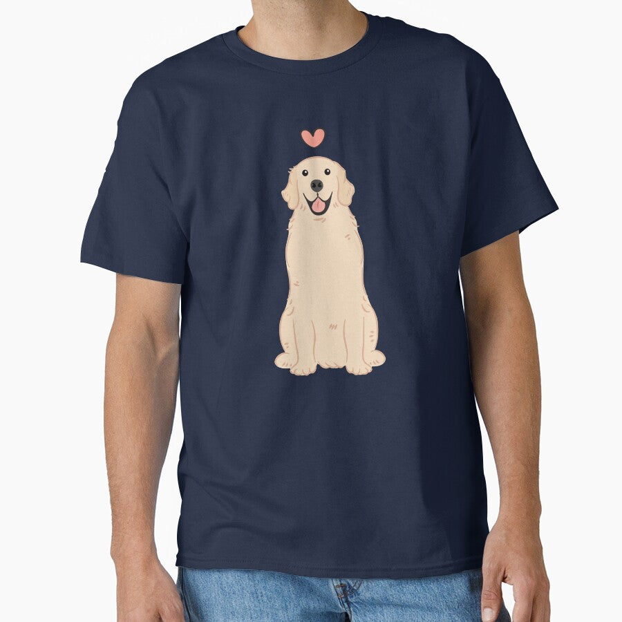 LOVE Light Golden Retriever by Lulupainting T-Shirts, Hoodie, Sweatshirt | BlankRebels.com (Image 1)