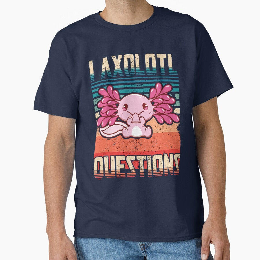 I Axolotl Question Retro Vintage Axolotl Lovers Kids by Tamer ⭐⭐⭐⭐⭐ T-Shirts, Hoodie, Sweatshirt | BlankRebels.com (Image 1)