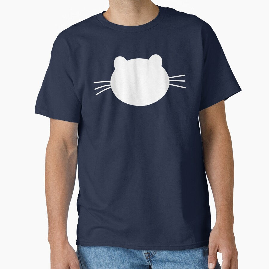 Cute White Cat Face with Big Whiskets by Smart-Arts T-Shirts, Hoodie, Sweatshirt | BlankRebels.com (Image 1)