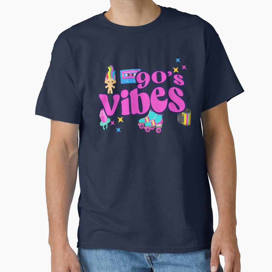 90s Vibes by Caring Hearts T-Shirts, Hoodie, Sweatshirt | BlankRebels.com (Image 1)