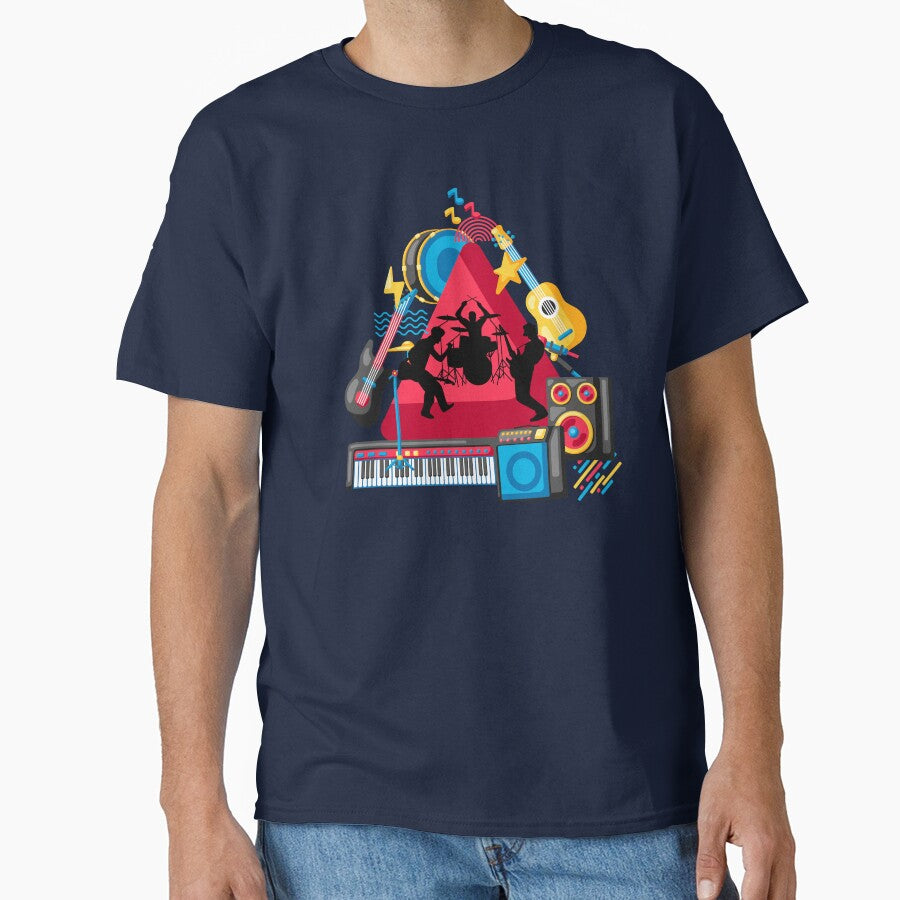 Vibrant  pop music band illustration by Bindu1909 T-Shirts, Hoodie, Sweatshirt | BlankRebels.com (Image 1)