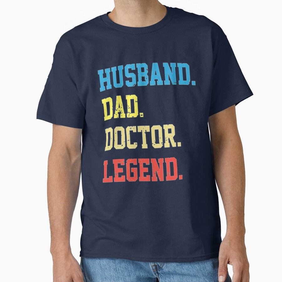 Husband dad doctor Legend, Vintage Doctor Dad. by Loyaltees Apparel T-Shirts, Hoodie, Sweatshirt | BlankRebels.com (Image 1)