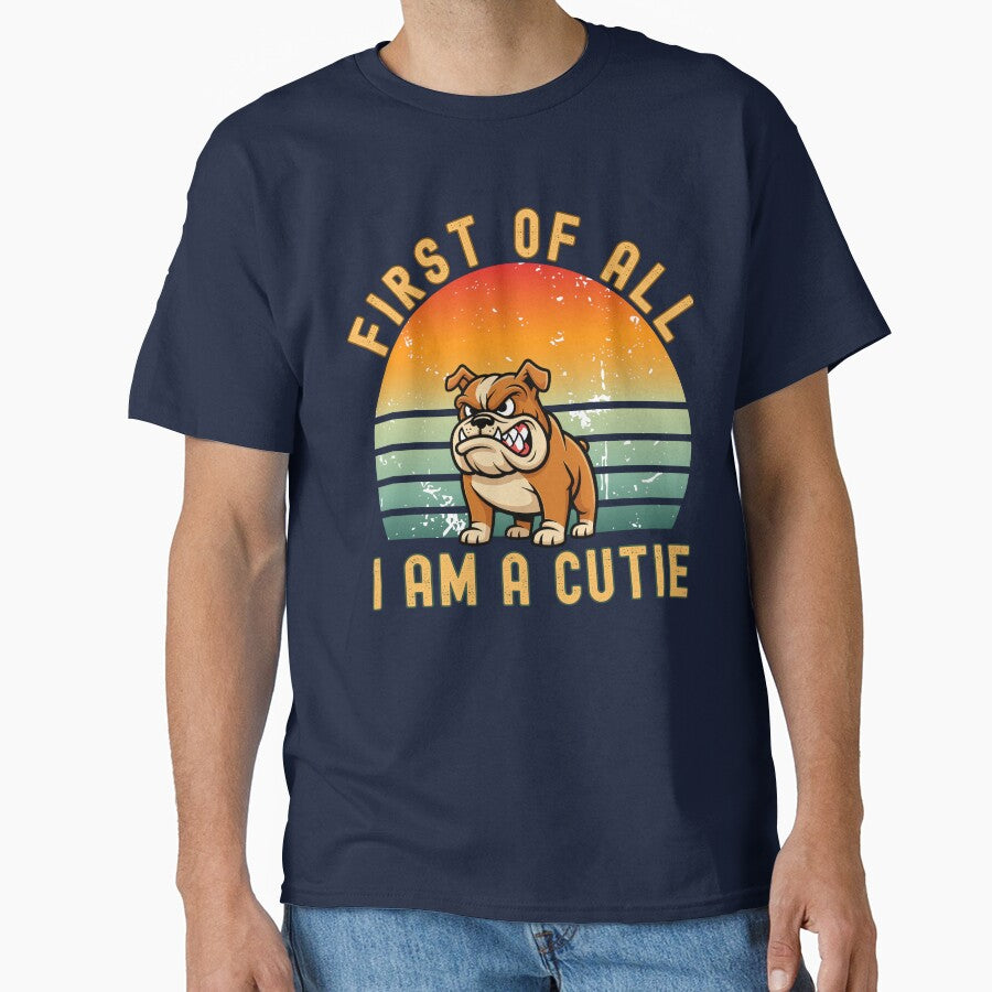First of All I am a Cutie Vintage Dog T-Shirt by Koali Tees