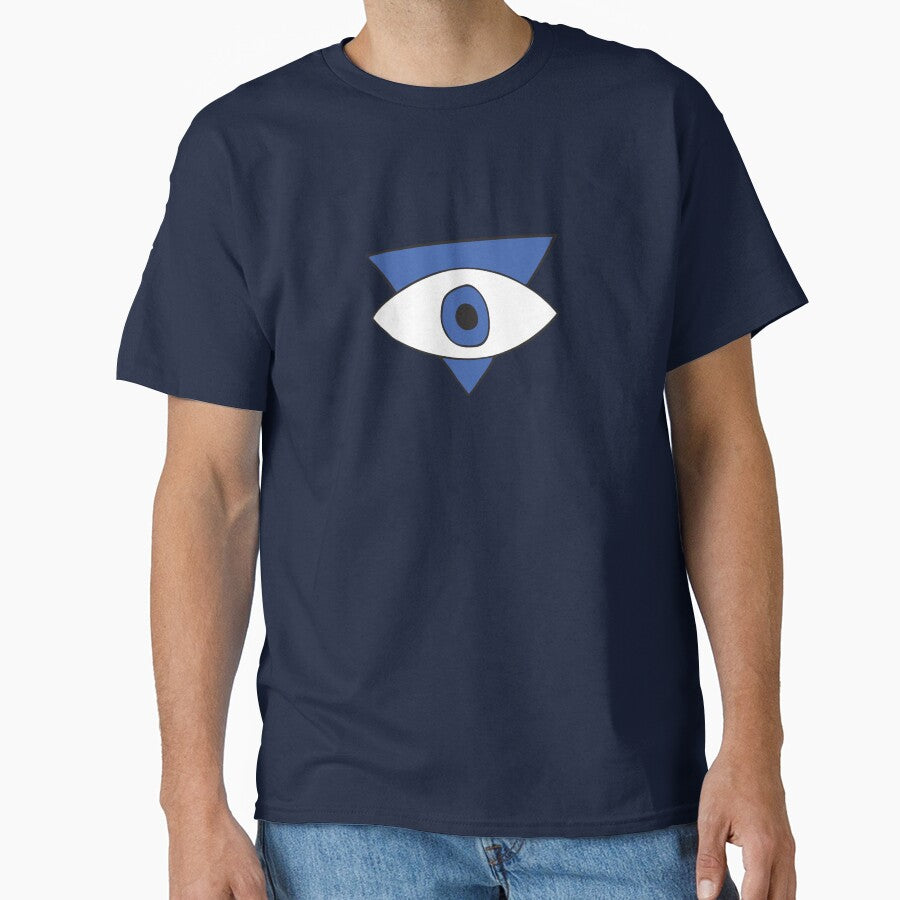 Blue Evil Eye Triangle "Karma" by Mystikaa T-Shirts, Hoodie, Sweatshirt | BlankRebels.com (Image 1)