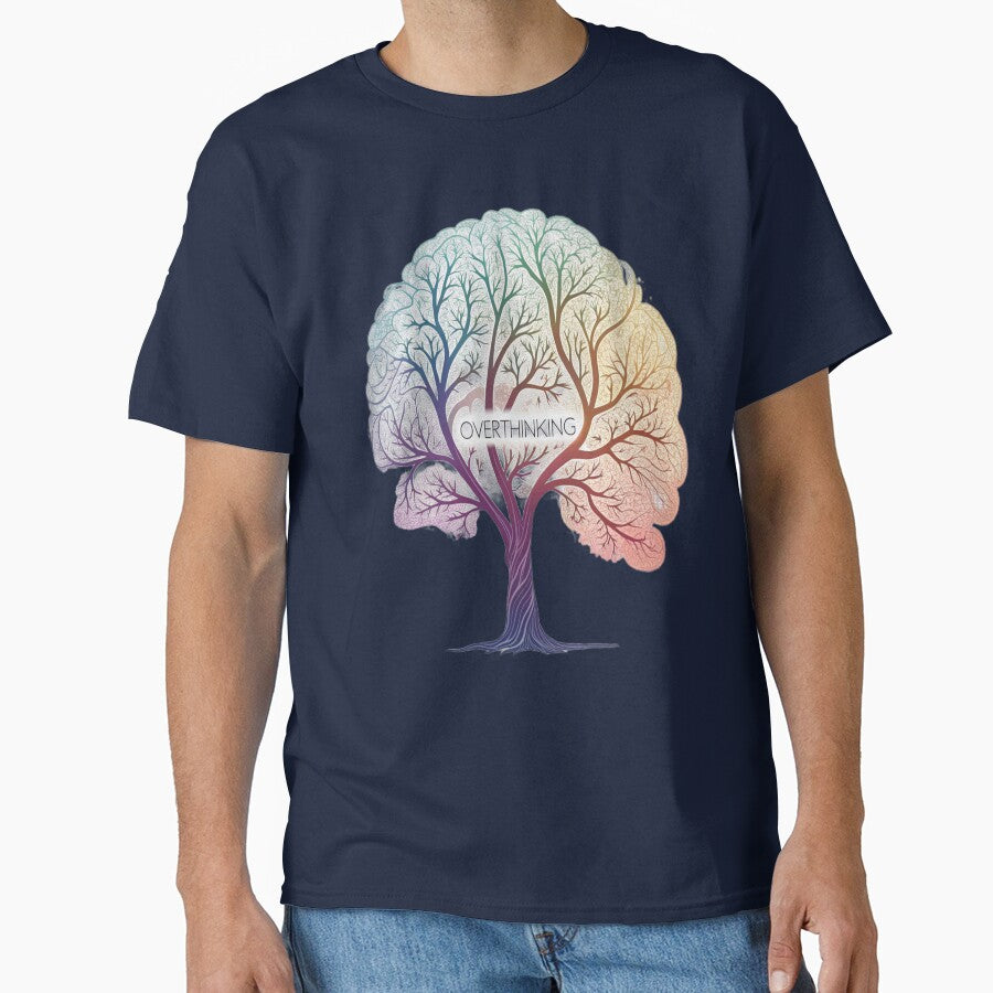 Overthinking tree by choumilanais T-Shirts, Hoodie, Sweatshirt | BlankRebels.com (Image 1)