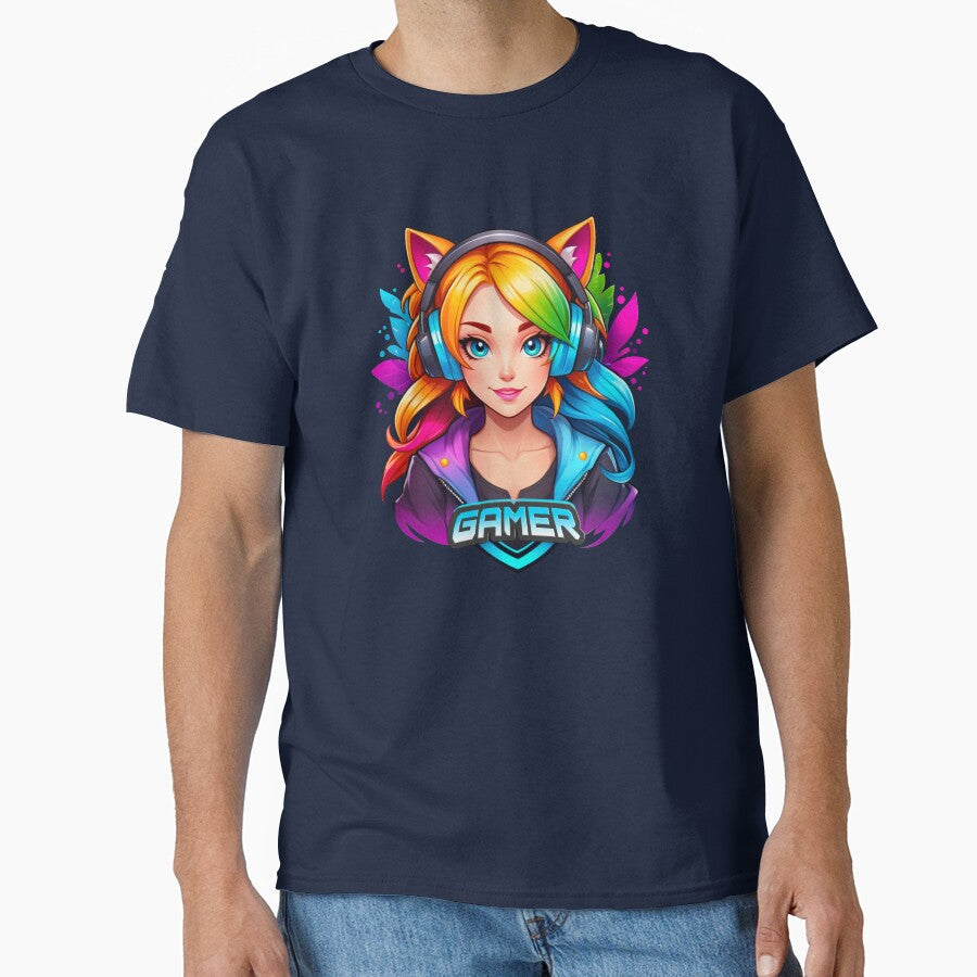 Rainbow Gamer Art Paper Craft T-Shirts, Hoodie, Sweatshirt