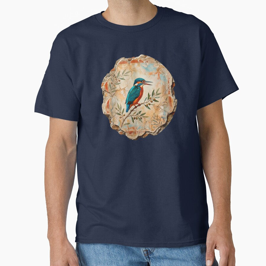 The Kingfisher Fragment: Pompei’s Azure Messenger by codex antique