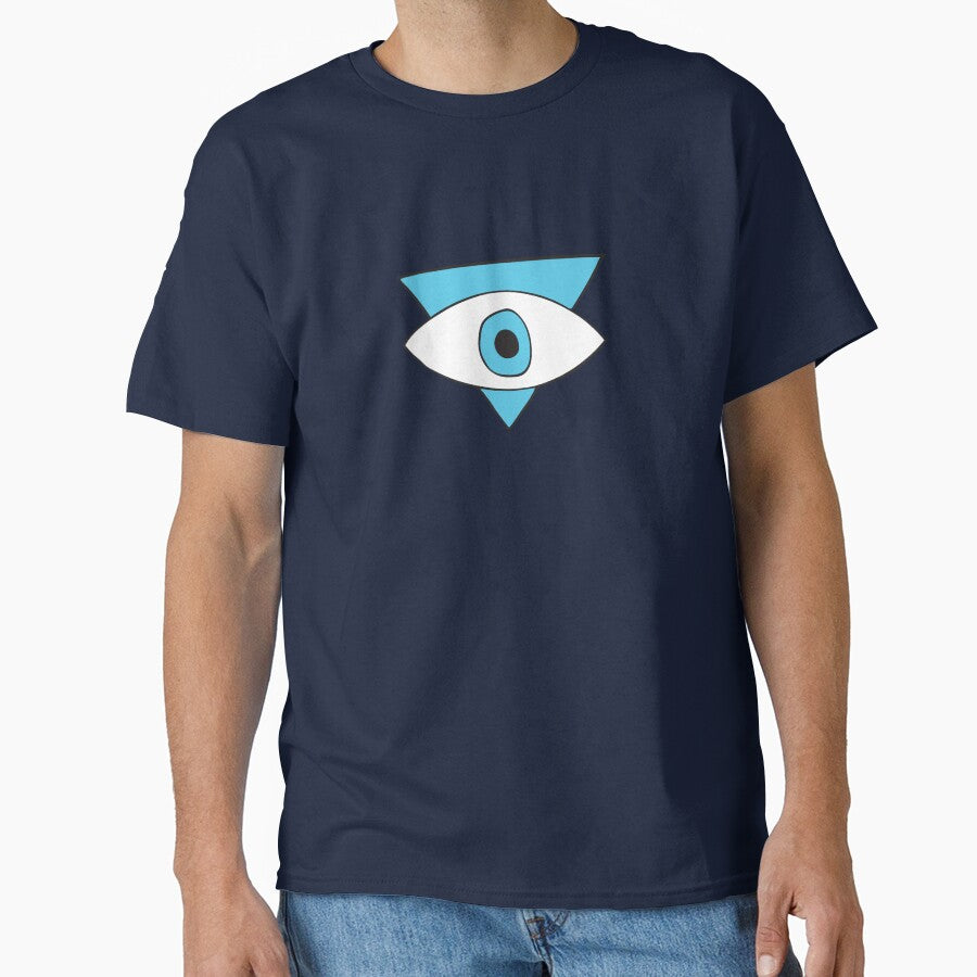 Light Blue Evil Eye Triangle "Peace" by Mystikaa T-Shirts, Hoodie, Sweatshirt | BlankRebels.com (Image 1)