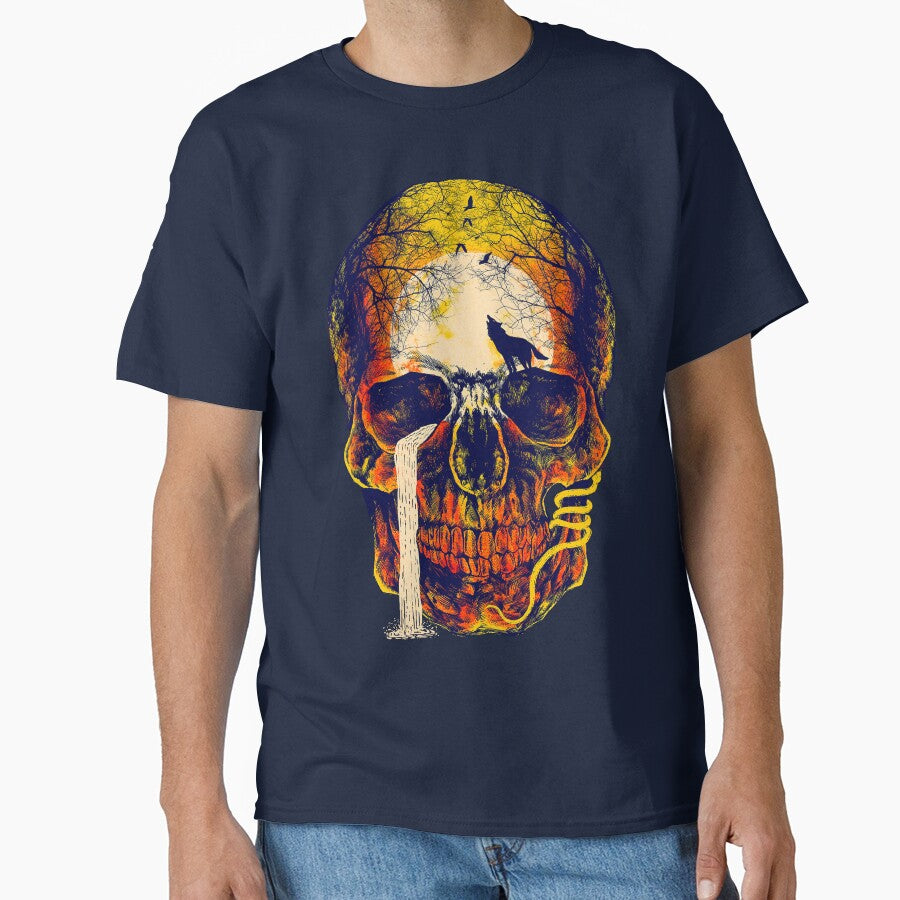 mystery skull by barmalisiRTB T-Shirts, Hoodie, Sweatshirt | BlankRebels.com (Image 1)