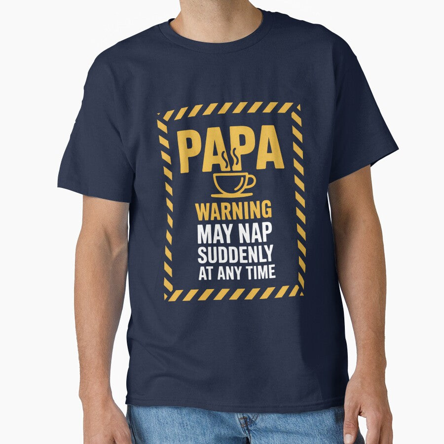 Papa Humor Tired Funny Dad Joke by gourpmerzihd T-Shirts, Hoodie, Sweatshirt | BlankRebels.com (Image 1)