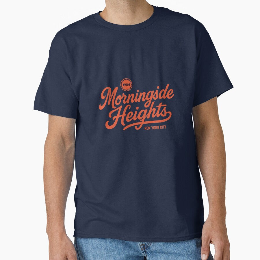 Morningside Heights Manhattan New York Lettering by Boogosh T-Shirts, Hoodie, Sweatshirt | BlankRebels.com (Image 1)