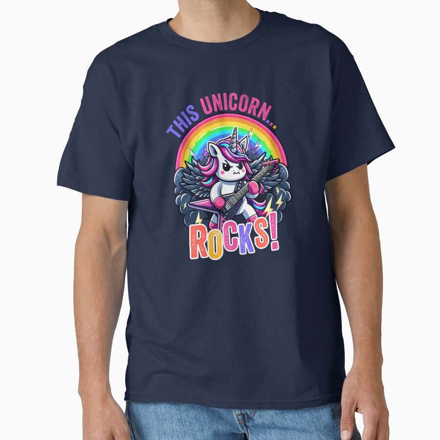This Unicorn Rocks by Bold Thread Shop T-Shirts, Hoodie, Sweatshirt | BlankRebels.com (Image 1)