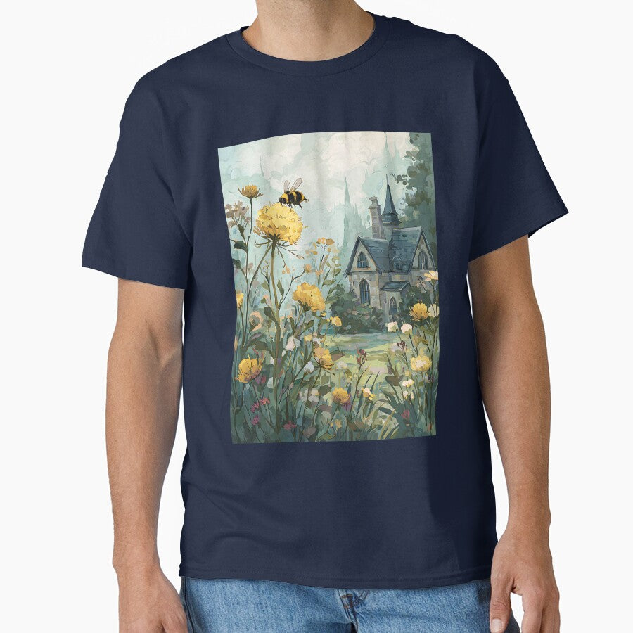 Charming Cottagecore Busy Bee by bapupa T-Shirts, Hoodie, Sweatshirt | BlankRebels.com (Image 1)