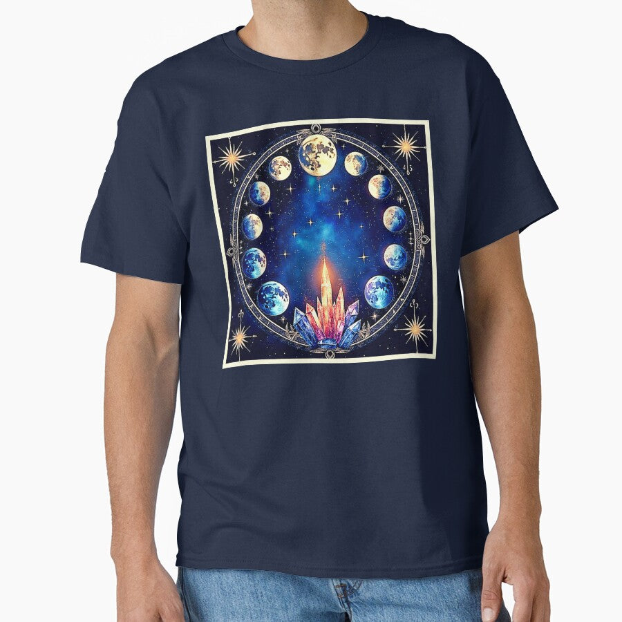 Moon Phases Crystal Cosmos by Health And Fitness Posts e-Store T-Shirts, Hoodie, Sweatshirt | BlankRebels.com (Image 1)