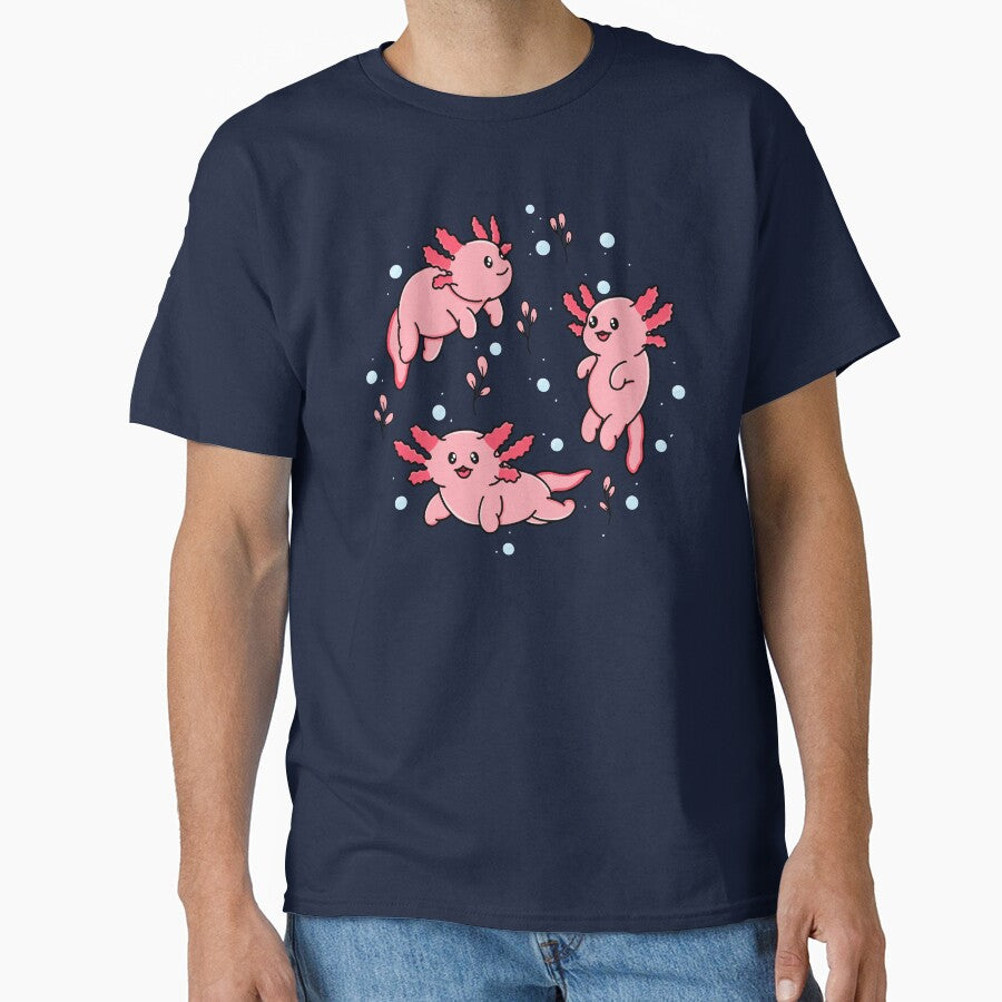 Happy Axolotl by Kimprut T-Shirts, Hoodie, Sweatshirt | BlankRebels.com (Image 1)