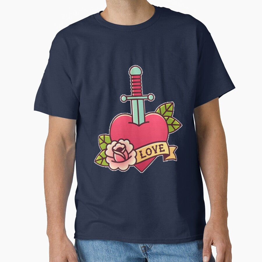 Love Stinks - Tattoo Style by SerpentSkyArts T-Shirts, Hoodie, Sweatshirt | BlankRebels.com (Image 1)