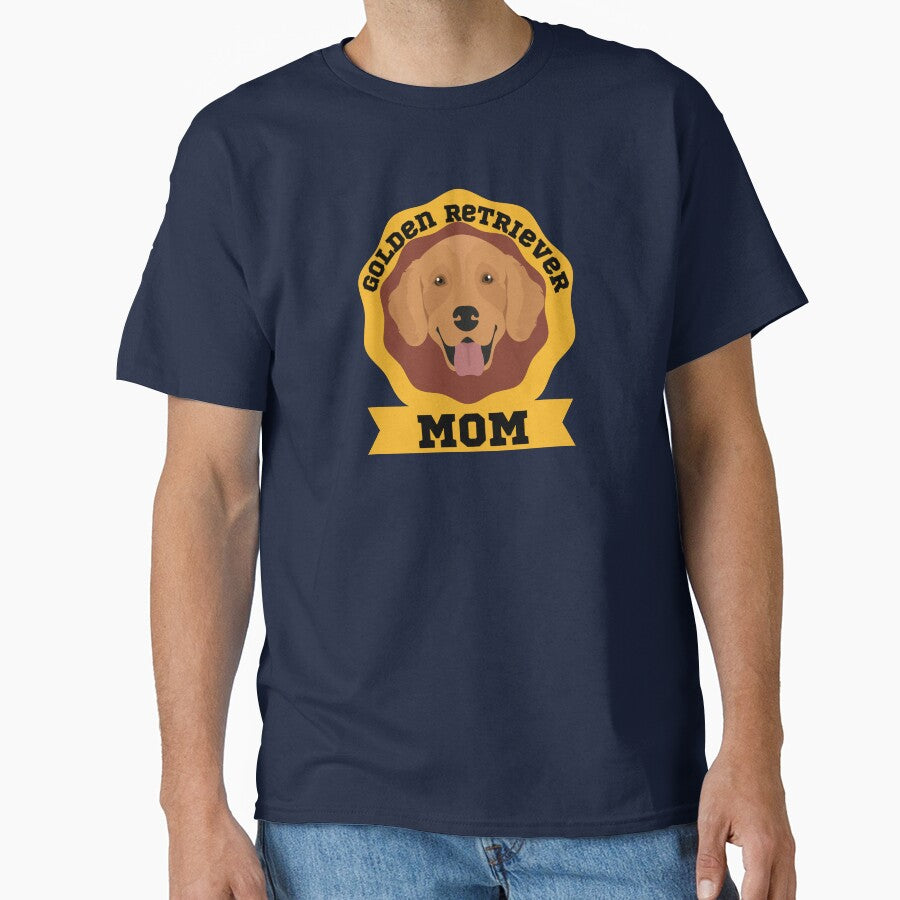 Golden Retriever Mom -Dog Mom by BronikowskiART T-Shirts, Hoodie, Sweatshirt | BlankRebels.com (Image 1)