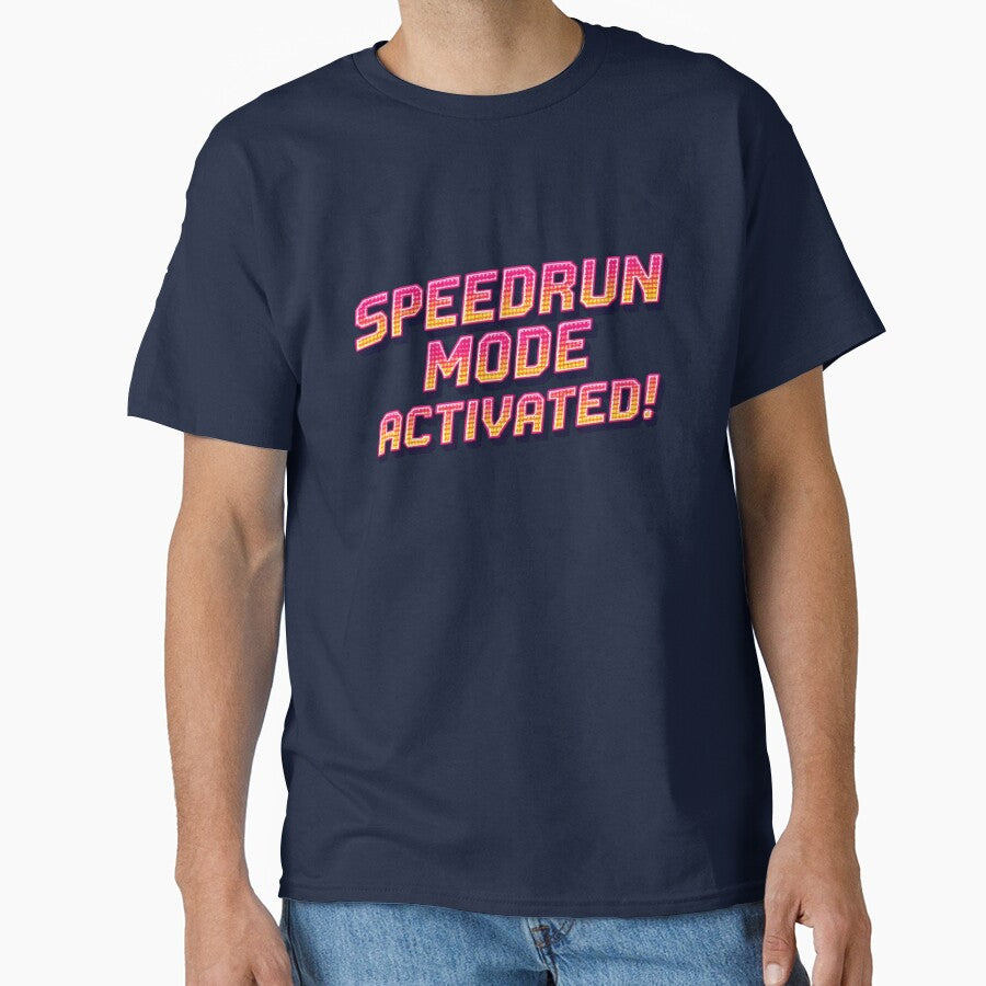 Speedrun Mode Activated: Retro Pixel Screen by Jollys-ArtShop T-Shirts, Hoodie, Sweatshirt | BlankRebels.com (Image 1)