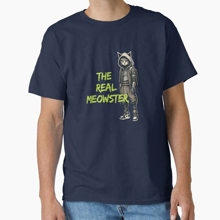 The Real Meowster T-Shirt by RedPrintLab Hoodie, Sweatshirt | BlankRebels.com (Image 1)