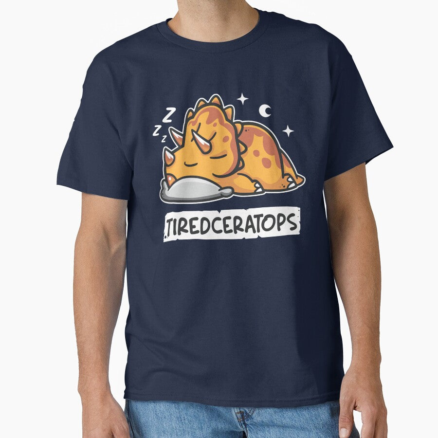 Tiredceratops - Lazy Triceratops Dinosaur by Snouleaf